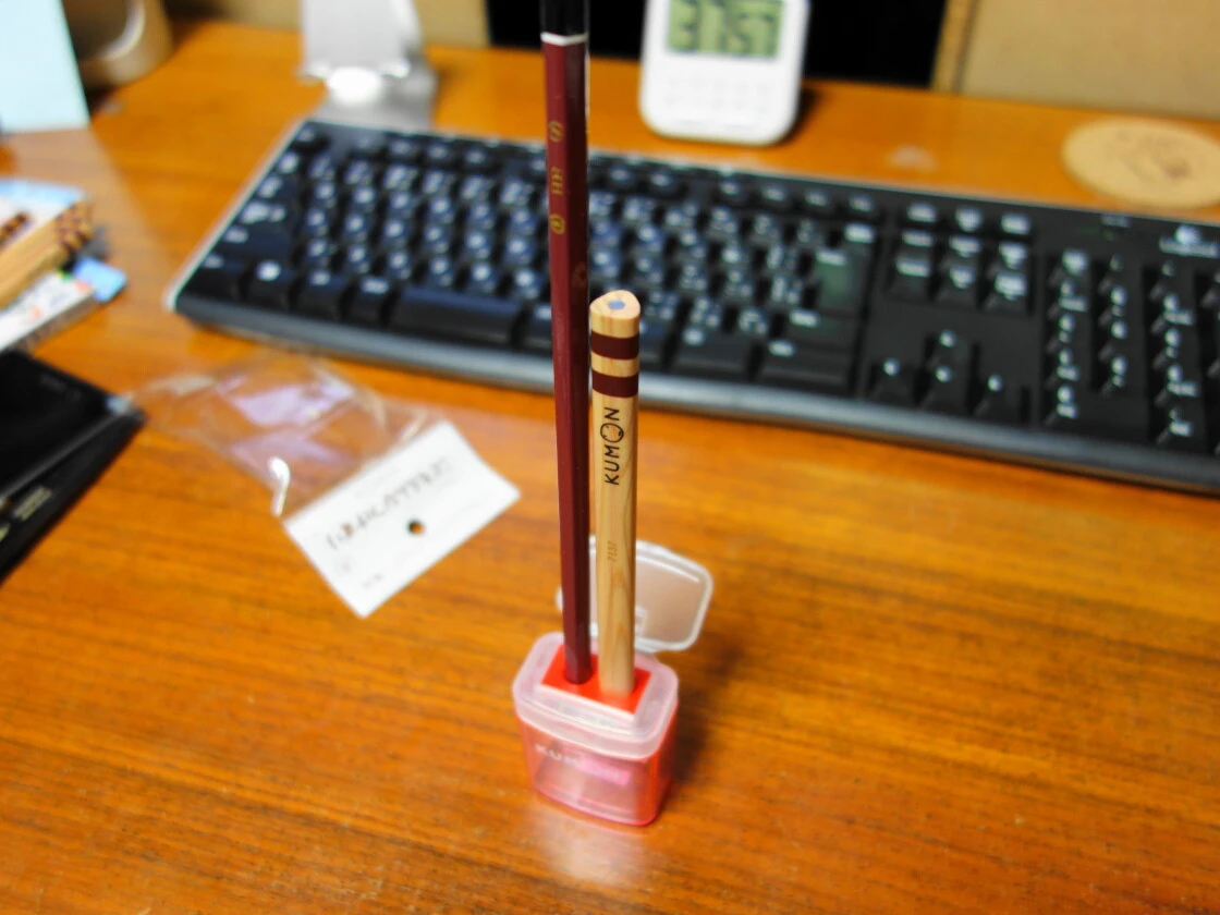 こどもえんぴつけずりの使用風景