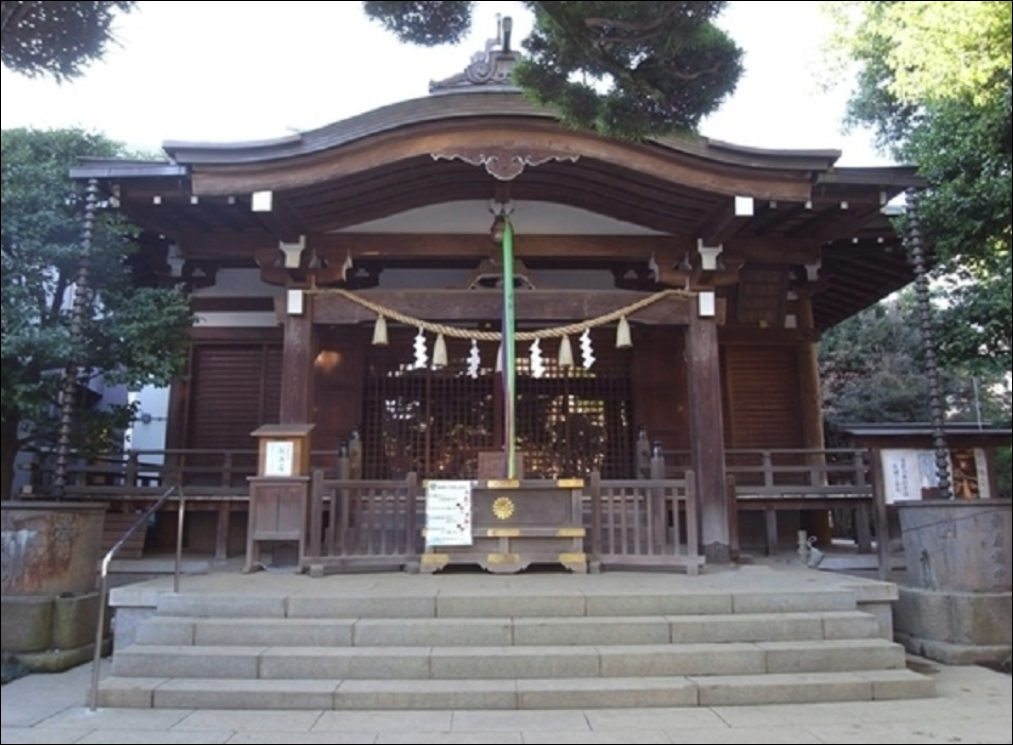 鳩森神社の参拝場所