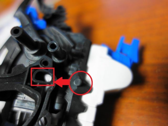 組み立てが難しかった部分