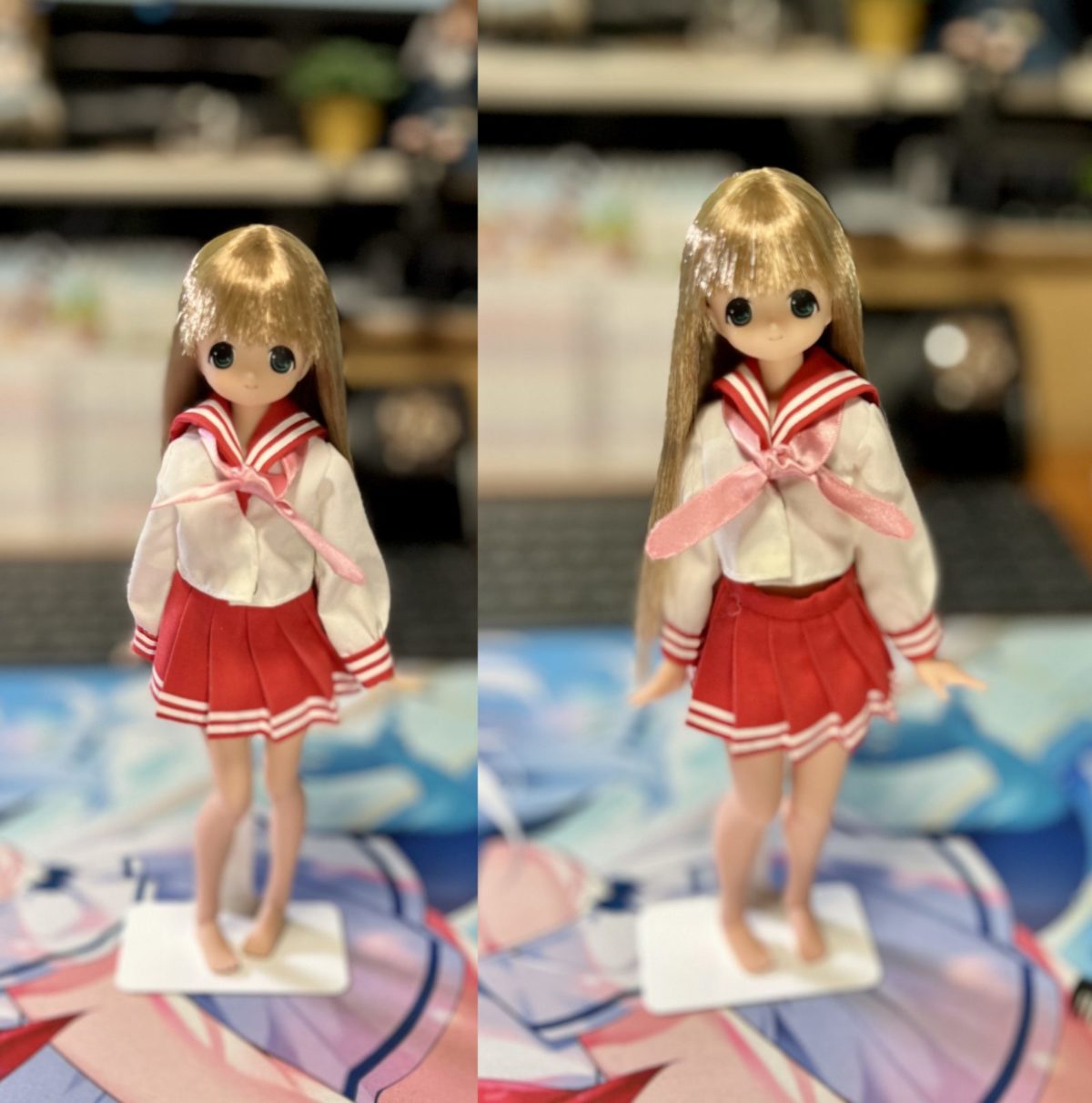 サイズの違うボディとヘッドバランス