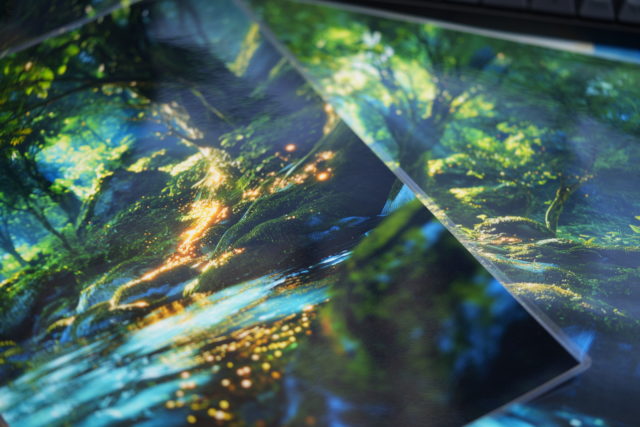 ラミネートした写真